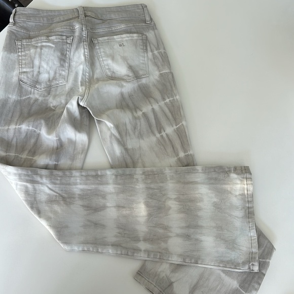 Wash Lab Denim Fay Beach Walk Flares in Mott Tie Dye size 27 Like New - Picture 11 of 13